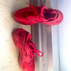 Gorgeous red style huaraches that have never been worn ! Do not have the box .